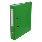 Папка-регистратор LAMARK601 PP 50мм светло-зеленый, метал.окантовка/карман, собранный