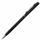 Ручка подарочная шариковая BRAUBERG «Delicate Black», корпус черный, узел 1 мм, линия письма 0,7 мм,синяя
