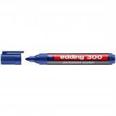 Маркер перманентный Edding «300», пулевидный наконечник 1,5-3 мм, синий