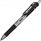 Ручка гелевая автоматическая Attache Hammer черный стерж, автомат, 0,5мм