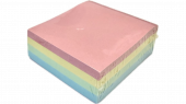 Клейкая бумага для заметок Sticky notes 76x76 мм, 300 листов, 4 пастельных цвета