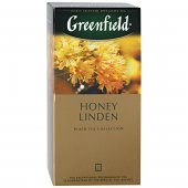 Чай черный Greenfield "Honey Linden", байховый, 25 пакетиков