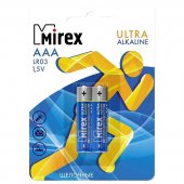 Батарейка Mirex LR03, тип ААА, 2 шт.