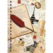 Тетрадь Канц-Эксмо «Офисный стиль. Винтаж», А6, 180 листов, клетка