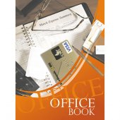 Тетрадь А4 96л для записей Office book "Рабочее место" (цветной блок) клетка, ТП
