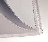 Пружины пластиковые для переплета Office Space, 12 мм, комплект 100 шт., прозрачные