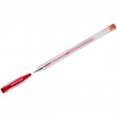 Ручка гелевая OfficeSpace, 0.5 мм, стержень красный