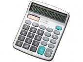 Калькулятор 12 разрядов Deli настольный 152.8×120×29 мм 
