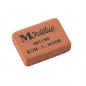 Ластик Koh-I-Noor «Mondeluz», 26 × 18,5 × 8 мм, прямоугольный, каучук