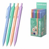 Ручка шариковая автоматическая ErichKrause R-305 Matic Pastel Bloom 0.7, цвет чернил синий