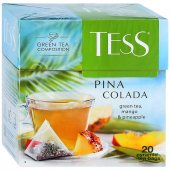 Чай зеленый Tess "Pina Colada", 20 пирамидок
