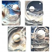 Блокнот А6 112 листов КОСМОС с магнитной застежкой