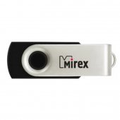 Флеш-накопитель USB Mirex SWIVEL BLACK, 16Гб