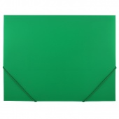 Папка на резинках Silwerhof «Basic», 350 мкм, зеленая