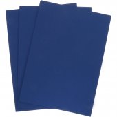 Задняя обложка для переплета "O.UNIVERSAL", А4, комплект 100 шт., картон, синяя