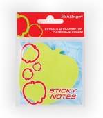 Блок самоклеящийся Berlingo «Яблоко», 70 × 70 мм, 50 л., зеленый Блок самоклеящийся Berlingo «Яблоко», 70 × 70 мм, 50 л., зеленый