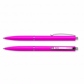 Ручка шариковая автоматическая Schneider "К15", синий стержень, корпус розовый