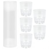 Рюмки 60мл набор 6штук в пластиковом футляре