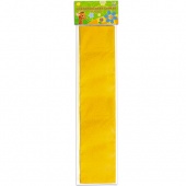 Бумага «Стандарт», крепированная, 50 × 250 см, желтая 