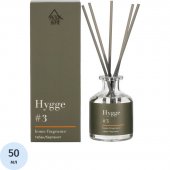 Аромадиффузор для дома с фителем Hygge Flower №3  "Табак и бергамот", 50 мл