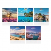 Тетрадь «Explore» А5., 96 л., на скрепке, клетка, 5 видов