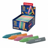 Ластик ErichKrause Tri Stick, цвет ассорти (TRP)