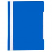 Папка-скоросшиватель Бюрократ, А4, 160 мкм, голубая