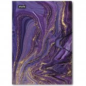 Папка на резинках Attache Selection «Fluid», А4+, 450 мкм, корешок 18 мм, фиолетовая