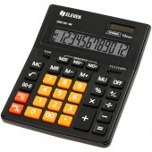Калькулятор 12р Eleven CDB-1201 BK/OR черный/оранж