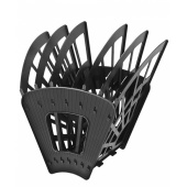 Лоток вертикальный для бумаг СТАММ «Эконом», 5 секций, черный