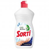 Средство для мытья посуды Sorti "Gel Active. Глицерин", 450 мл