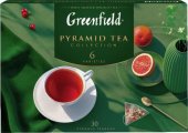 Набор чая и чайных напитков «Greenfield» Нэйчерал (6 видов х 5пирам)