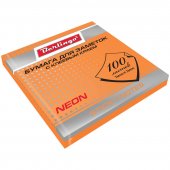 Блок самоклеящийся Berlingo, 76 × 76 мм, 100 л, оранжевый неон