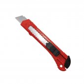 Нож канцелярский Attache Economy, 18 мм, с фиксатором, красный