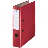 Папка-регистратор OfficeSpace, А4, с покрытием из ПВХ, 70 мм, бордовая