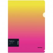 Папка-уголок Berlingo "Radiance", А4, 200мкм, желтый/розовый градиент