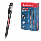 Ручка-роллер ErichKrause Metrix® Stick&Grip Classic 0.5, цвет чернил черный