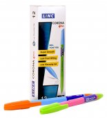 Ручка шариковая Linc Corona Plus Fancy colors синяя 0,7 мм, ассорти шестигранный корпус Ручка шариковая Linc Corona Plus Fancy colors синяя 0,7 мм, ассорти шестигранный корпус