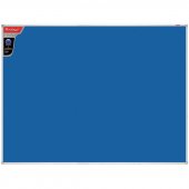 Доска фетровая «Premium», 90 × 120 см, алюминиевая рамка, синяя