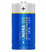 Батарейка щелочная Mirex LR14 /C 1.5V  (цена за 1шт)