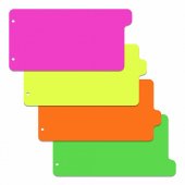 Набор из 4-х разделителей пластиковых ErichKrause Matt Neon, ассорти Набор из 4-х разделителей пластиковых ErichKrause Matt Neon, ассорти