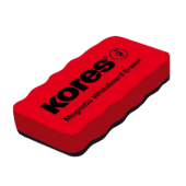 Губка для магнитно-маркерной доски «Kores», 55 × 110 мм, красная