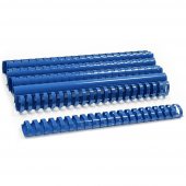 Пружины пластиковые для переплета, 6 мм, комплект 100 шт., синие