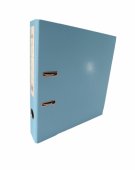 Папка-регистратор А4 75мм голубая COLORBOX с металлической окантовкой, ПВХ, ЭКО  (разобранная)