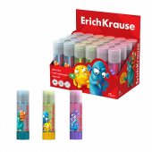 Клей-карандаш ErichKrause EasyStick Jolly Friends, 15г, цветной