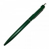 Ручка шариковая автоматическая Luxor CRUX зеленый корпус, стержень синий