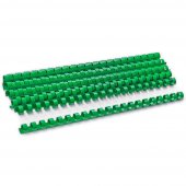 Пружины пластиковые для переплета Forpus, 16 мм, комплект 100 шт., зеленая