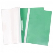 Папка с пластиковым скоросшивателем OfficeSpace, А4, 160 мкм, зеленая