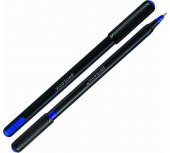 Набор ручек шариковых 3шт Linc PENTONIC  синие чернила, узел 0,7мм, черный круглый корпус, игольчатый наконечник