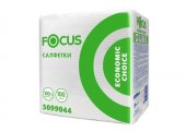 Салфетки бумажные FOCUS 1сл 24*24 100шт